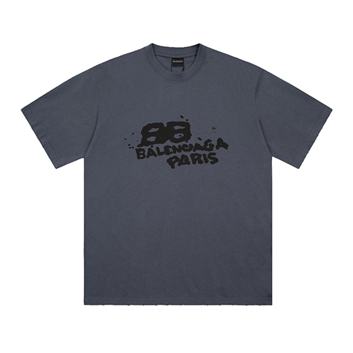 バレンシアガハンドペイント グラフィティ 半袖 Tシャツ 4カラー