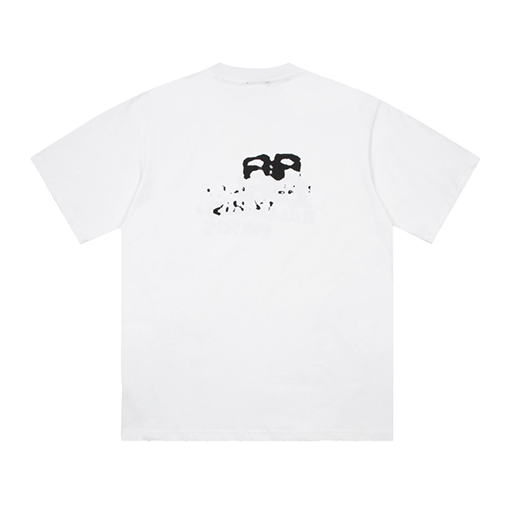 バレンシアガハンドペイント グラフィティ 半袖 Tシャツ 4カラー