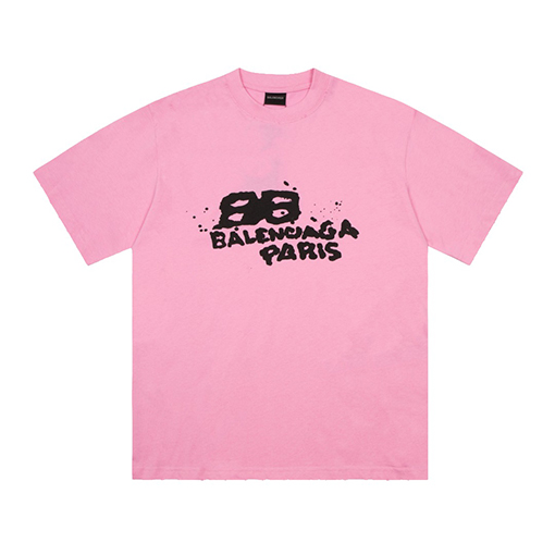 バレンシアガハンドペイント グラフィティ 半袖 Tシャツ 4カラー