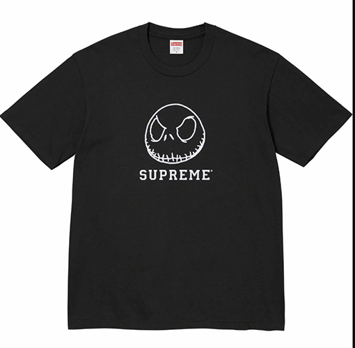 シュプリームスーパーコピー SKELETON TEE漫画スカル柄Tシャツ