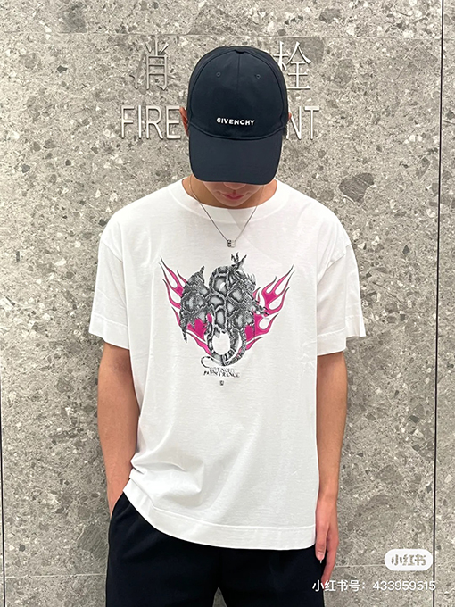 ジバンシィ直噴プリント新作半袖Tシャツ