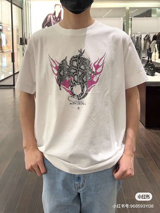 ジバンシィ直噴プリント新作半袖Tシャツ