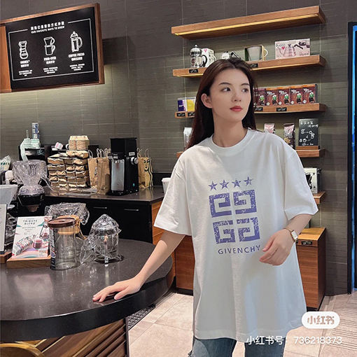 ジバンシィクラシックな4 Gパターンプリント半袖Tシャツ