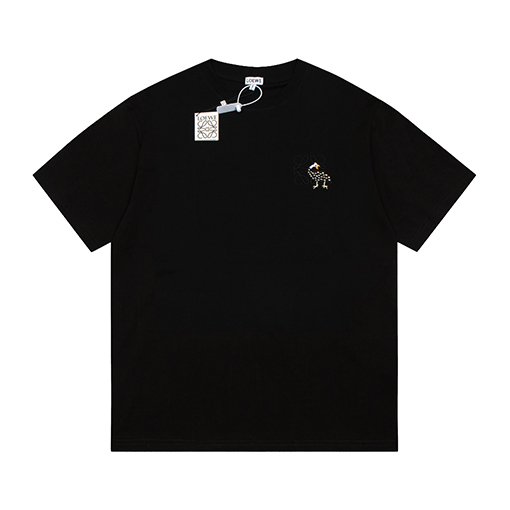 ロエベコラボレーションシリーズ孔雀半袖Tシャツ