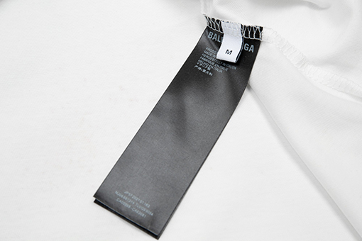 バレンシアガ サンスクリットインクジェット破壊半袖Tシャツ