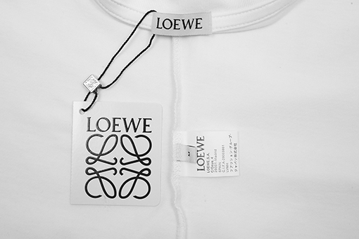 ロエベ 龍年限定 ロゴ 刺繍 半袖Tシャツ