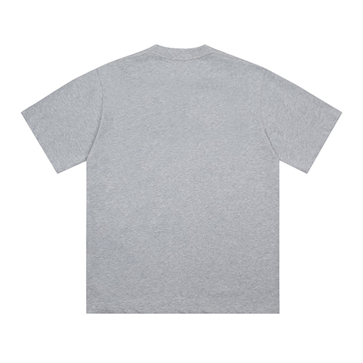 バレンシアガロック模様プリント半袖Tシャツ