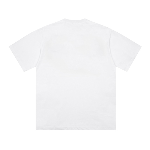 バレンシアガロック模様プリント半袖Tシャツ