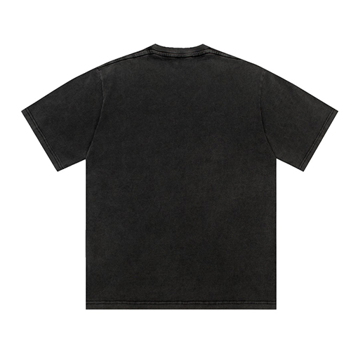 バレンシアガロック模様プリント半袖Tシャツ
