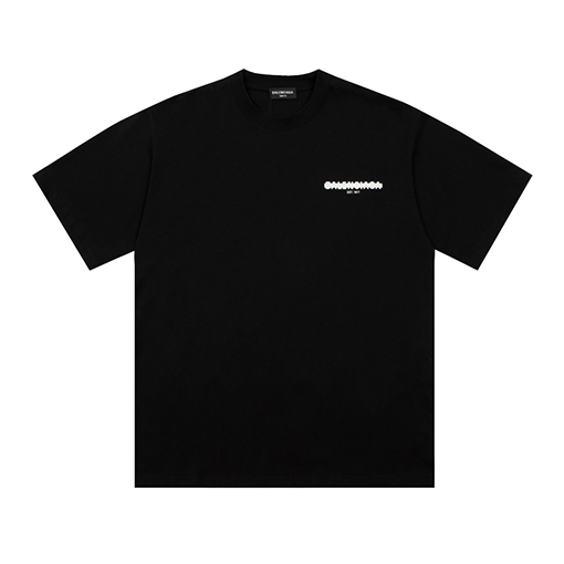バレンシアガ隠しレタリング半袖Tシャツ
