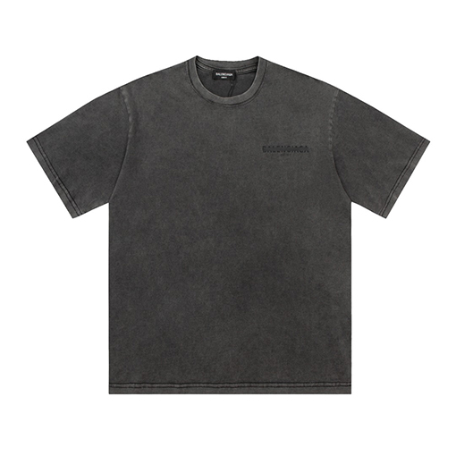 バレンシアガ隠しレタリング半袖Tシャツ