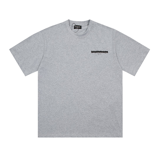 バレンシアガ隠しレタリング半袖Tシャツ