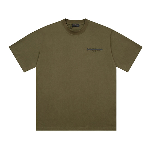 バレンシアガ隠しレタリング半袖Tシャツ