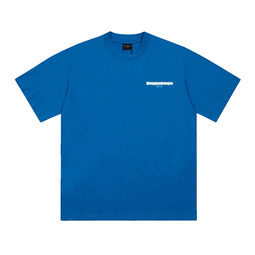 バレンシアガ隠しレタリング半袖Tシャツ