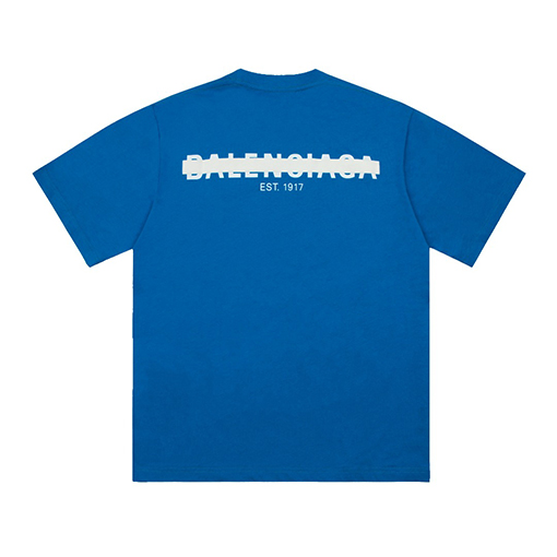 バレンシアガ隠しレタリング半袖Tシャツ