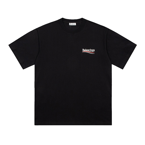 バレンシアガロゴ刺繍半袖Tシャツ 10カラー