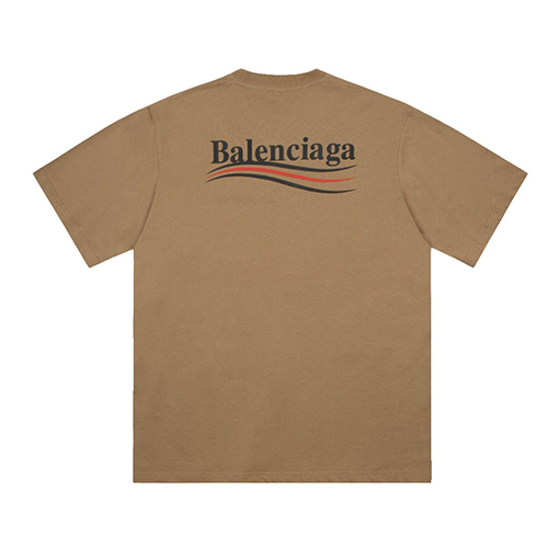 バレンシアガロゴ刺繍半袖Tシャツ 10カラー