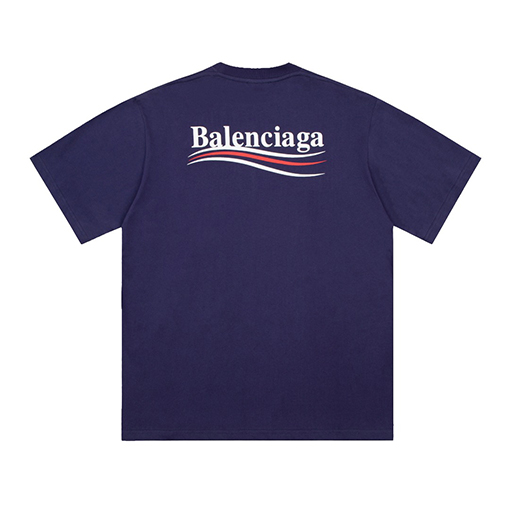バレンシアガロゴ刺繍半袖Tシャツ 10カラー
