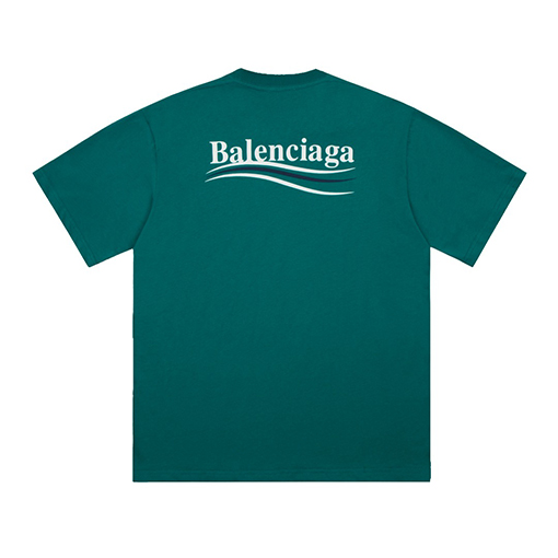 バレンシアガロゴ刺繍半袖Tシャツ 10カラー
