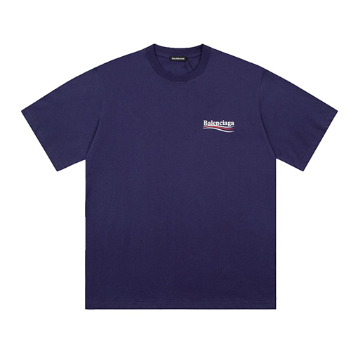 バレンシアガロゴ刺繍半袖Tシャツ 10カラー