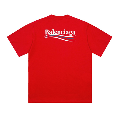 バレンシアガロゴ刺繍半袖Tシャツ 10カラー