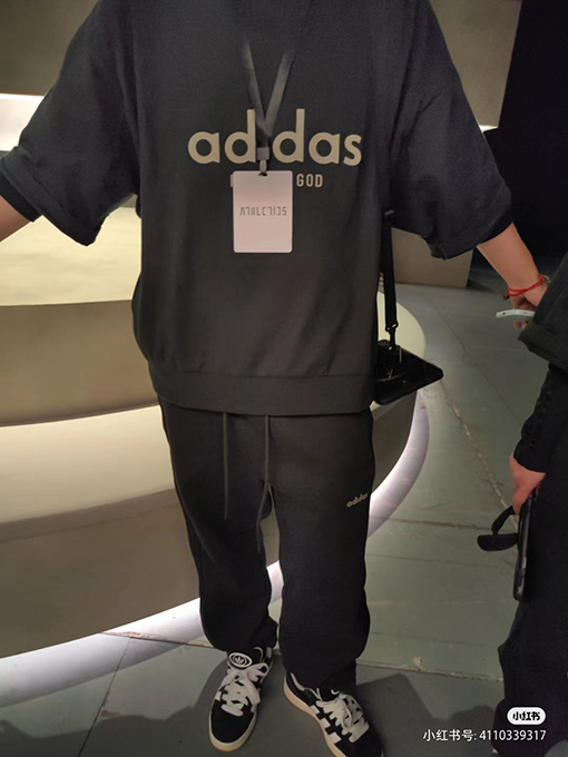 フィアオブゴッド x アディダス コラボ 半袖Tシャツ