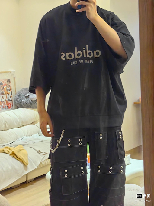 フィアオブゴッド x アディダス コラボ 半袖Tシャツ