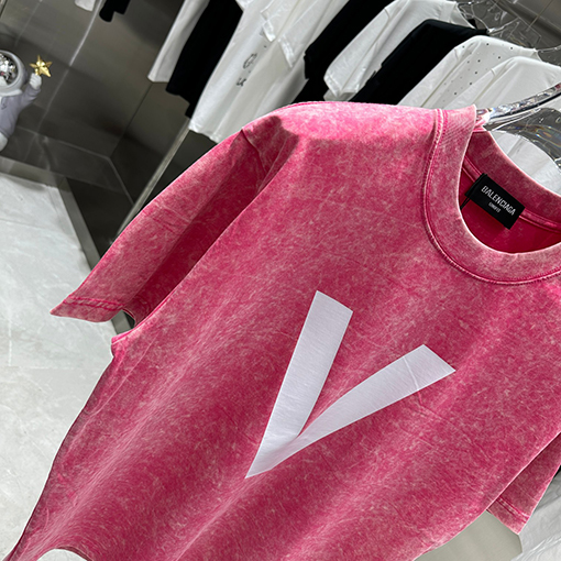 バレンシアガ スノーフレークプリント半袖Tシャツ