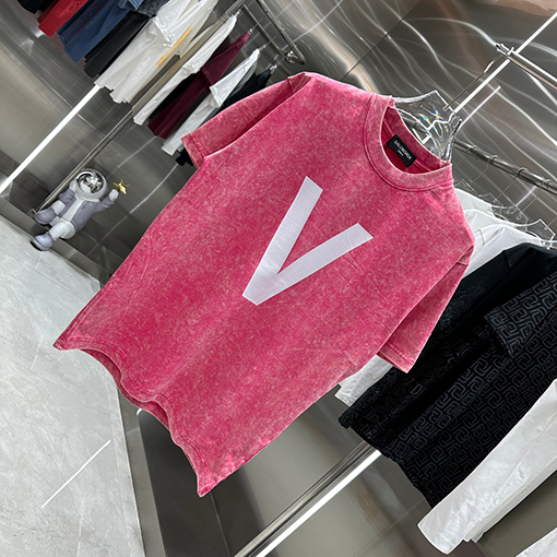バレンシアガ スノーフレークプリント半袖Tシャツ