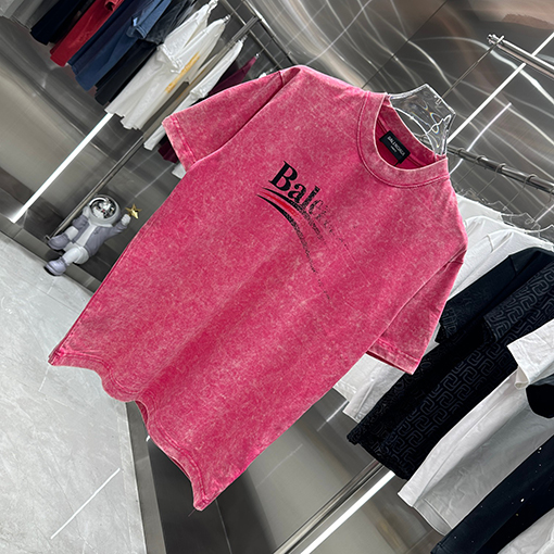 バレンシアガ スノーフレークプリント半袖Tシャツ
