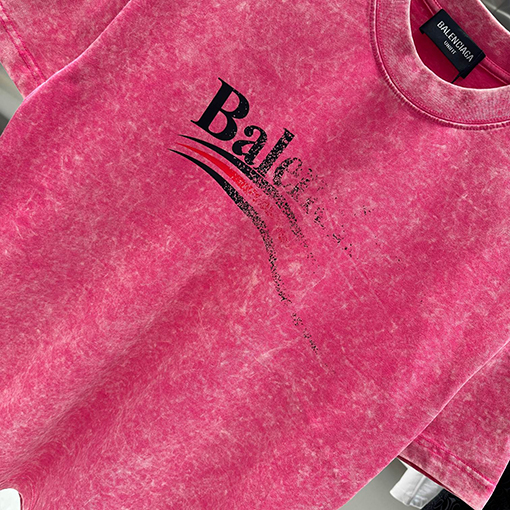 バレンシアガ スノーフレークプリント半袖Tシャツ