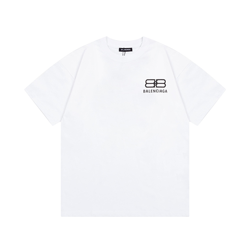 バレンシアガ 水源要素アルファベットロゴ半袖tシャツ