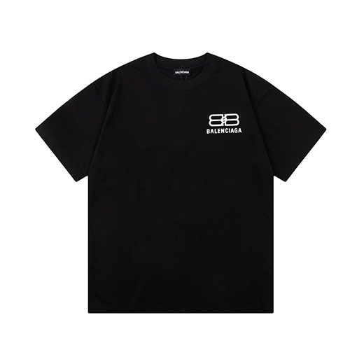 バレンシアガ 水源要素アルファベットロゴ半袖tシャツ