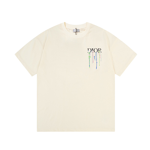 ディオール 大切な水源要素アルファベット半袖tシャツ