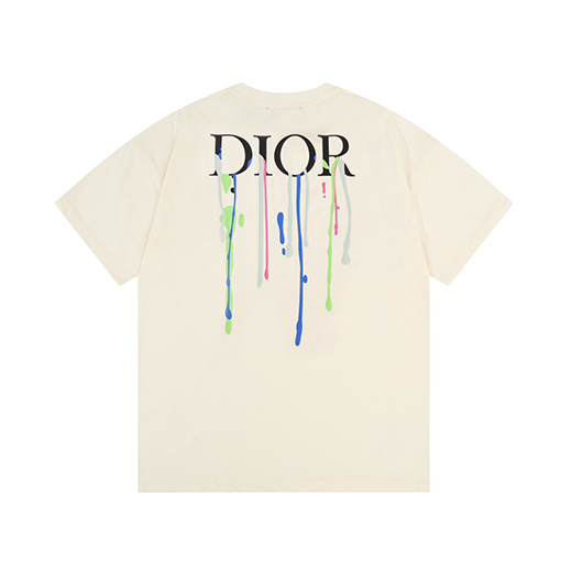 ディオール 大切な水源要素アルファベット半袖tシャツ