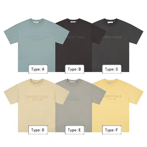 フィアオブゴッド ESSENTIALS半袖Tシャツ 洗練 デザイン