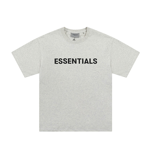 フィアオブゴッド ESSENTIALSプリント半袖Tシャツ モダンな着こなし