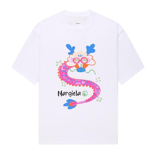 マルタンマルジェラ ドラゴンイヤーシリーズプリントTシャツ