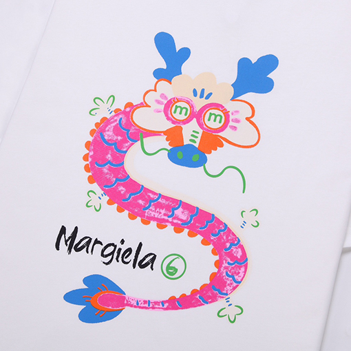 マルタンマルジェラ ドラゴンイヤーシリーズプリントTシャツ