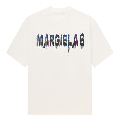 マルタンマルジェラ 男女同款プリントTシャツ