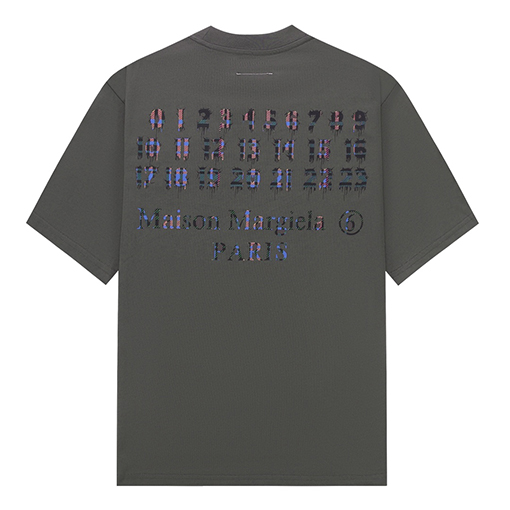 マルタンマルジェラ 男女同款プリントTシャツ