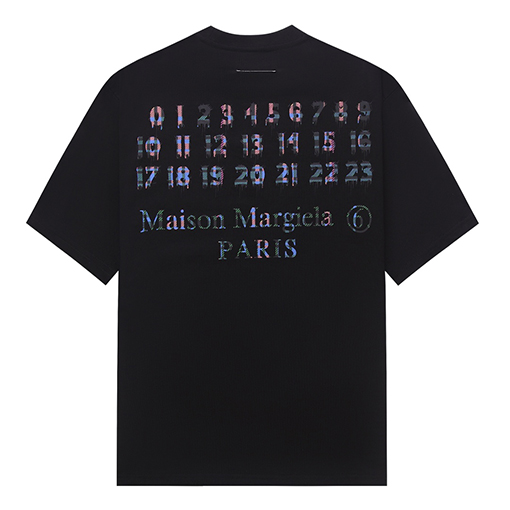 マルタンマルジェラ 男女同款プリントTシャツ