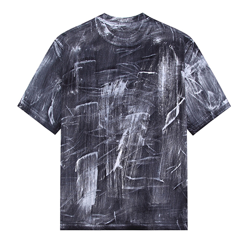 Gucci x Balenciaga コラボ胸に大きなロゴ手描きプリントTシャツ