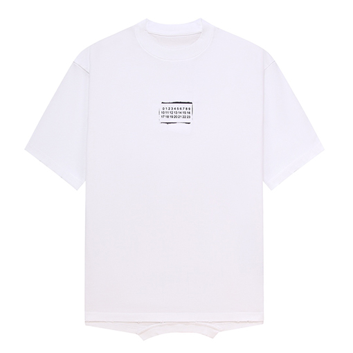 マルタンマルジェラ 水洗いして磨いた半袖Tシャツ