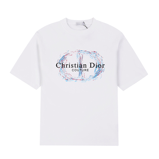 ディオール 春夏の落書きのようなペイント半袖Tシャツ