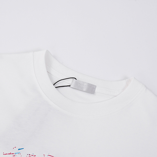 ディオール 春夏の落書きのようなペイント半袖Tシャツ