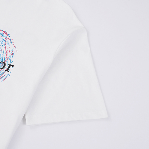 ディオール 春夏の落書きのようなペイント半袖Tシャツ