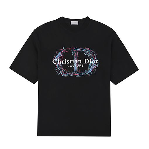 ディオール 春夏の落書きのようなペイント半袖Tシャツ