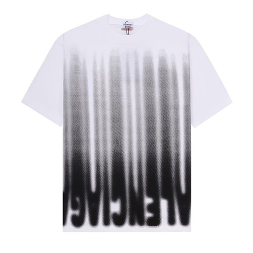 Balenciaga × Supreme スキャン印刷工芸のグラフィティ半袖Tシャツ