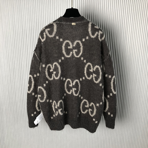 グッチ ダブルG ロゴ両面 リバーシブルカーディガン